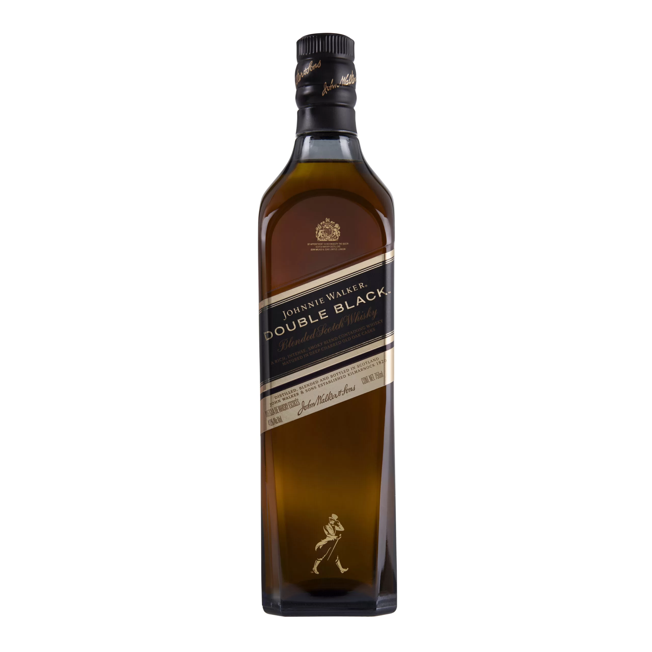 Whisky Johnnie Walker Double Black Label 750 ml. 1 Whisky Johnnie Walker Double Black Label 750 ml.