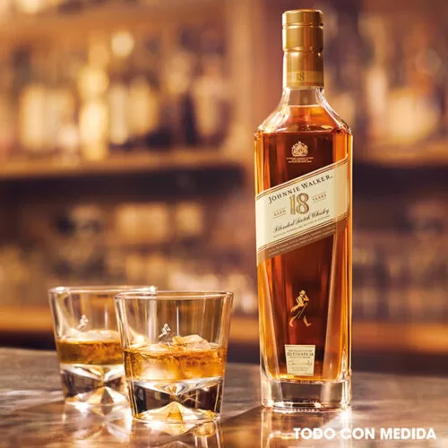 Whisky Johnnie Walker 18 Años 750 ml. 5 Whisky Johnnie Walker 18 Años 750 ml.