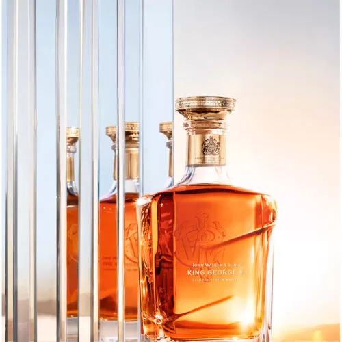 Whisky Johnnie Walker Blue King George V 750 ml. 4 Whisky Johnnie Walker Blue King George V 750 ml.