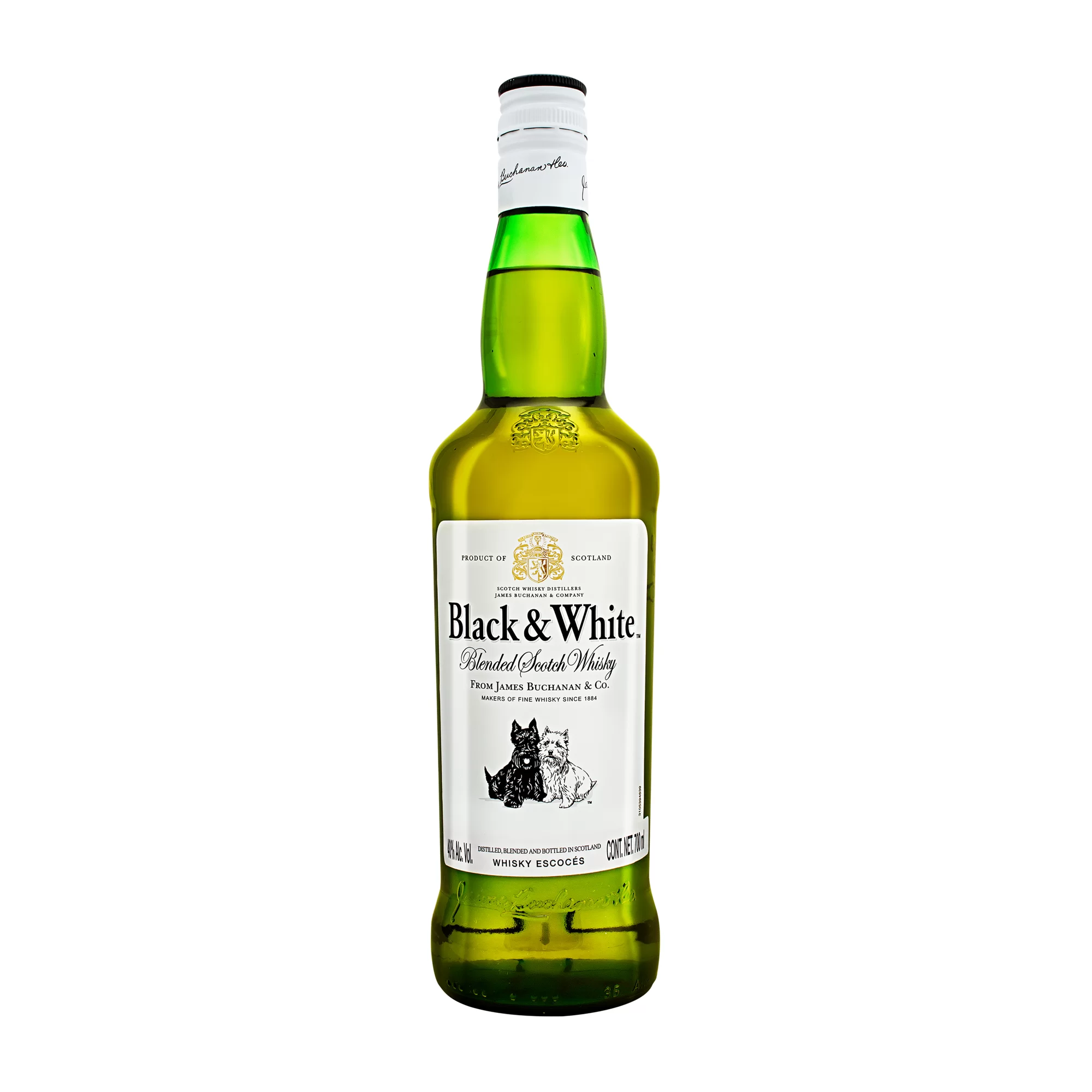 Whisky Black And White 700 ml. 1 Whisky Black And White 700 ml.