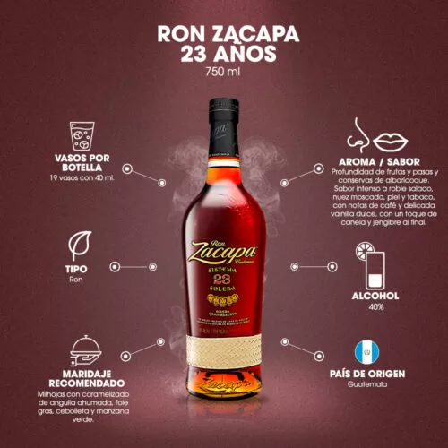 Ron Zacapa Centenario 23 750 ml. 6 Ron Zacapa Centenario 23 750 ml.
