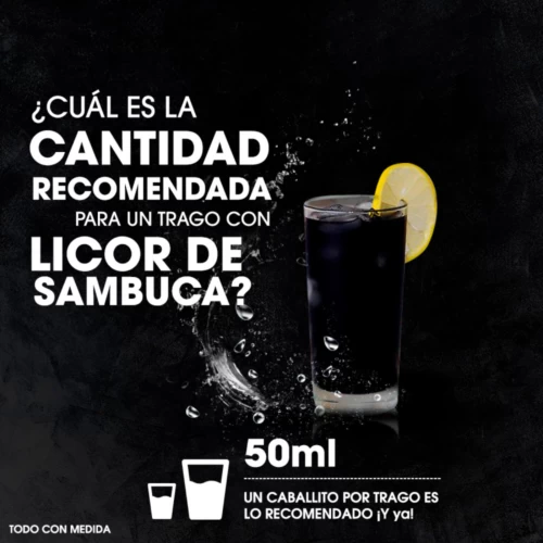 Licor Sambuca Romana Black 750 ml. 7 Licor Sambuca Romana Black 750 ml.