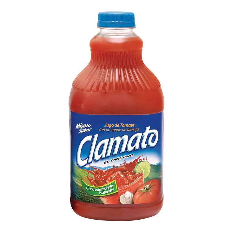 Clamato Coctel De Tomate 946 ml. 1 B.R. CLAMATO COCTEL DE TOMATE 946 ml.