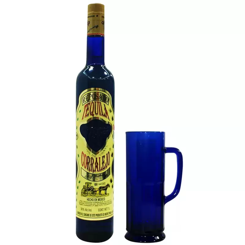 Tequila Corralejo Reposado 1000 ml. + Tarro 1 Tequila Corralejo Reposado 1000 ml. + Tarro