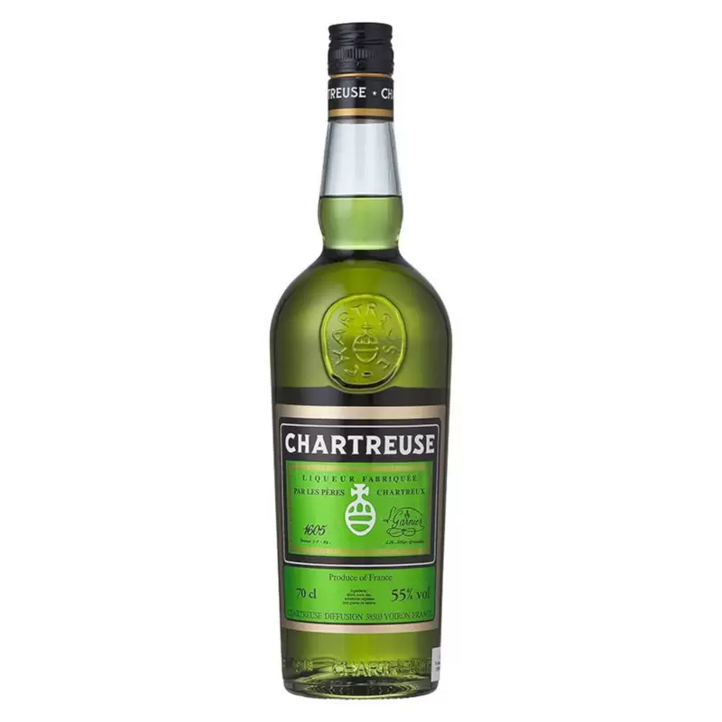 Licor Chartreuse Verde De Hierbas 700 ml. 1 LICOR CHARTREUSE VERDE DE HIERBAS 700 ml.