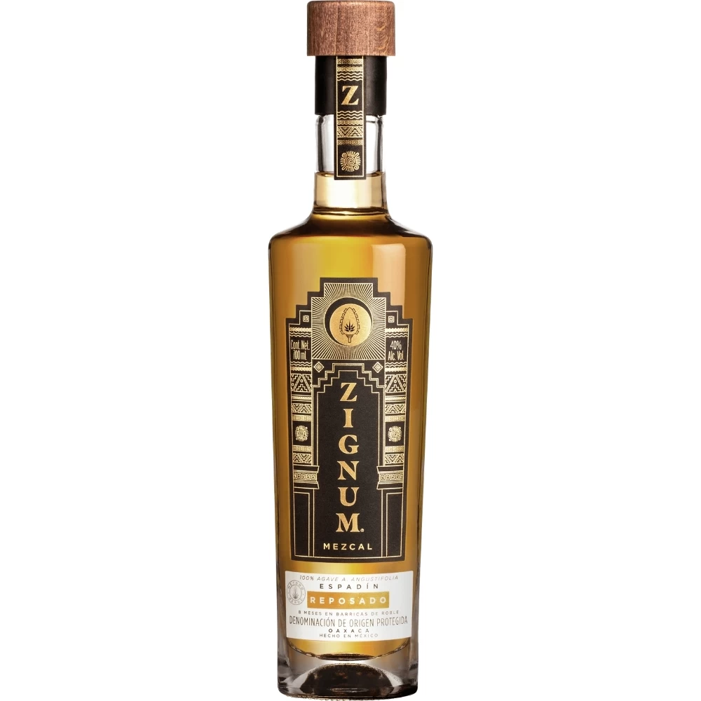 Mezcal Zignum Reposado 700 ml. 1 Mezcal Zignum Reposado 700 ml.
