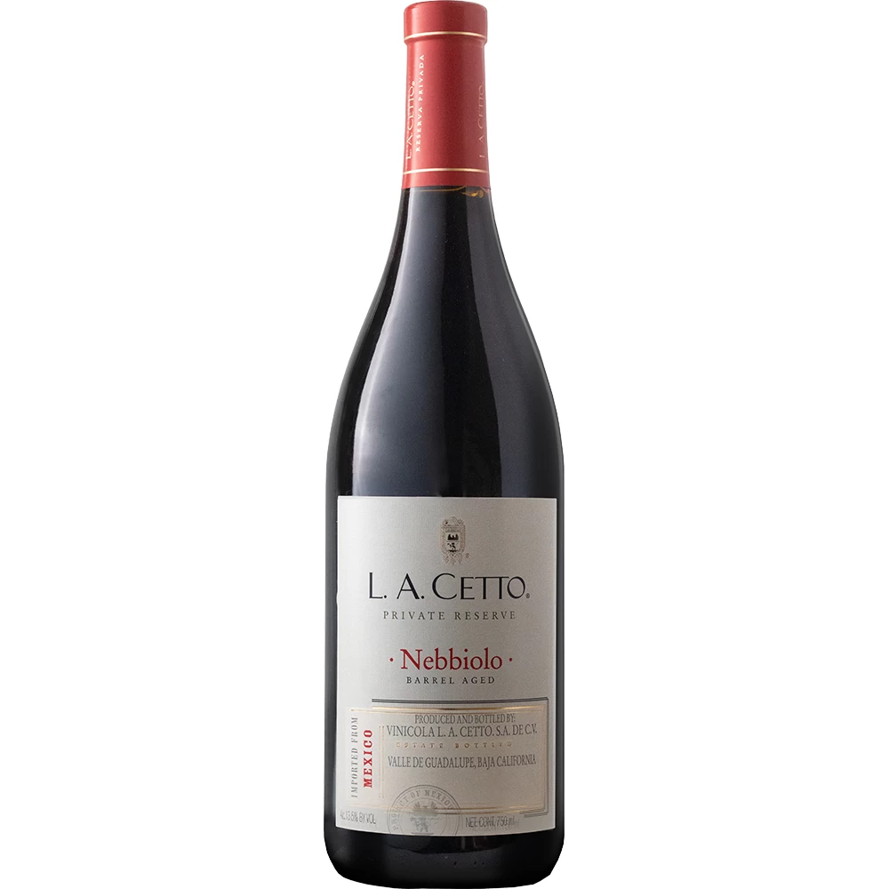 Vino Tinto L.A. Cetto Nebbiolo Reserva Privada 750 ml. 1 Vino Tinto La Cetto Nebbiolo Reserva Privada 750 ml.