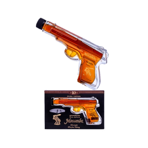 Ron Mocambo Añejo Pistola 10 Años 200 ml. 3 Ron Mocambo Añejo Pistola 10 Años 200 ml.
