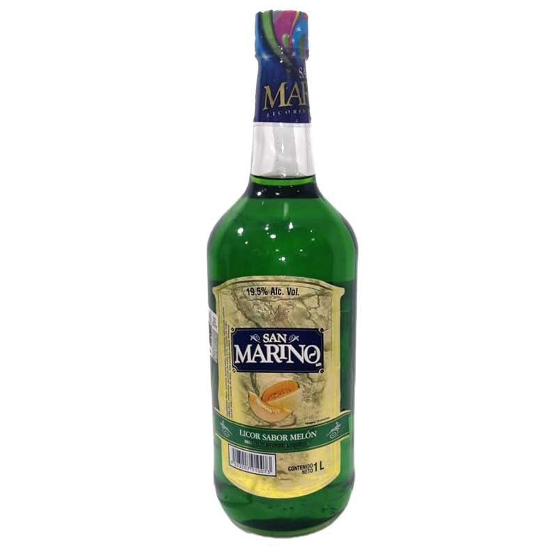 Licor San Marino Melon 1000 ml. 1 LICOR SAN MARINO MELON 1000 ml.
