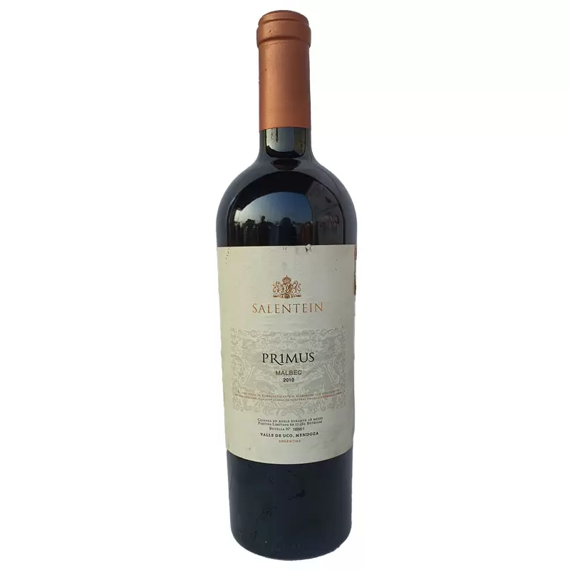 Vino Tinto Salentein Primus Malbec 750 ml. 1 VINO TINTO SALENTEIN PRIMUS MALBEC 750 ml.