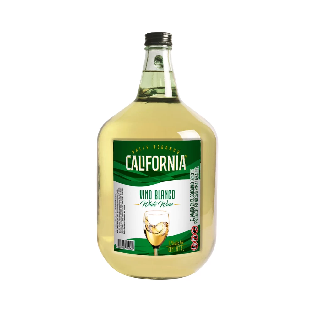 Vino Blanco California 4000 ml. 1 Vino Blanco California 4000 ml.