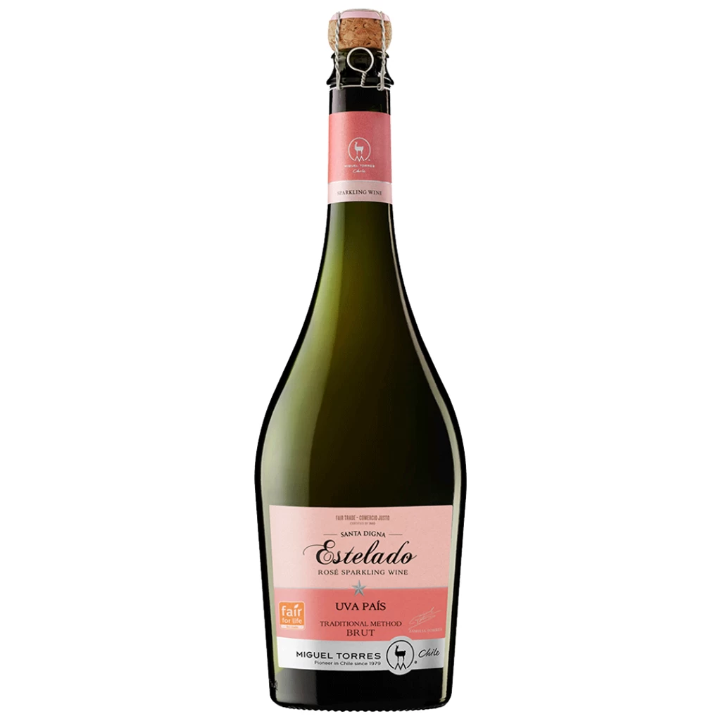 Vino Espumoso Rosado Santa Digna Estelado Rose 750 ml. 1 Vino Espumoso Rosado Santa Digna Estelado Rosé 750 ml.