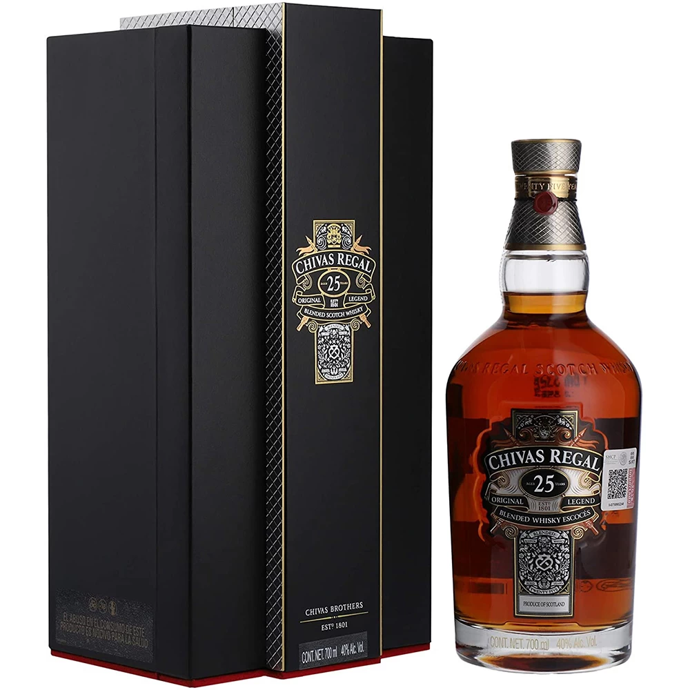Whisky Chivas Regal 25 Años 700 ml. 1 Whisky Chivas Regal 25 Años 700 ml.