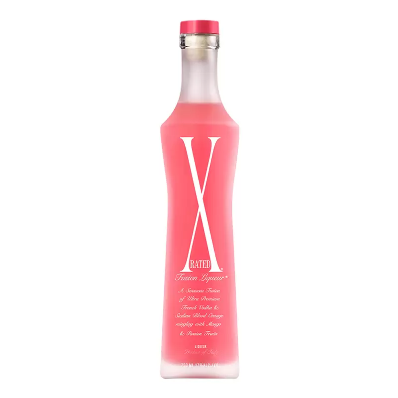 Licor X-Rated 750 ml. 1 LICOR X-RATED 750 ml.