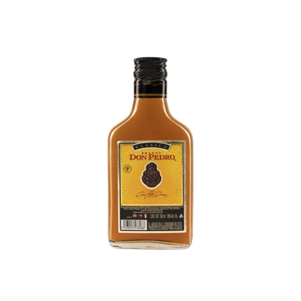Brandy Don Pedro Clasico 200 ml. 1 Brandy Don Pedro Clasico 200 ml.