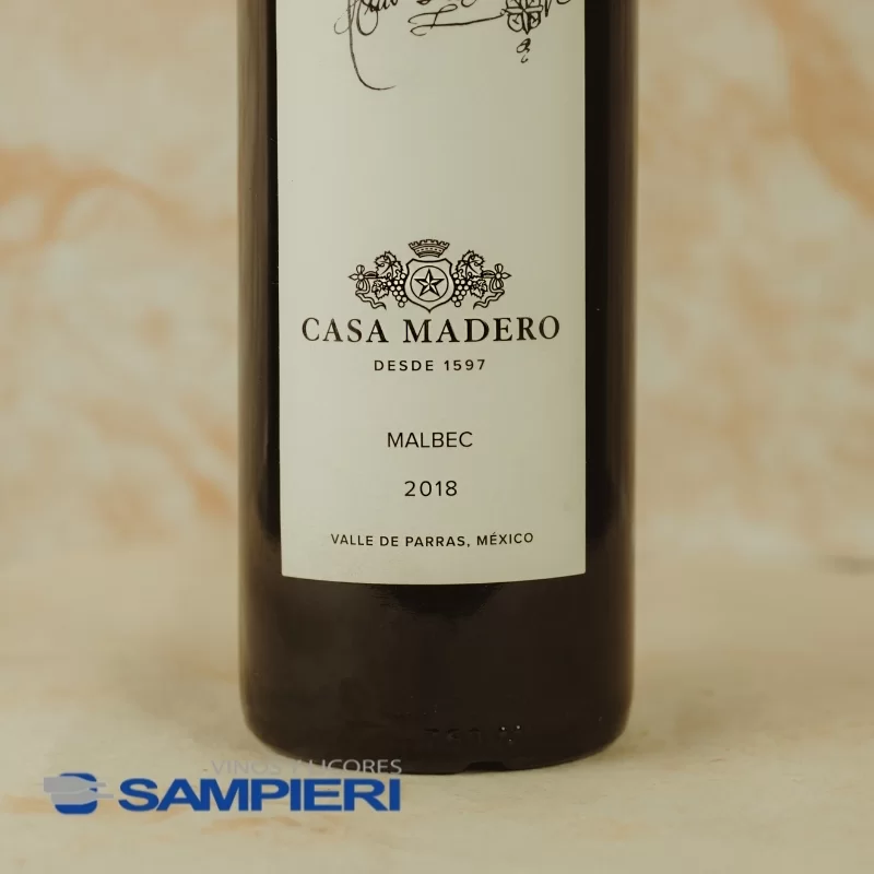 Vino Tinto Casa Madero Malbec 750 ml. 2 Vino Tinto Casa Madero Malbec 750 ml.