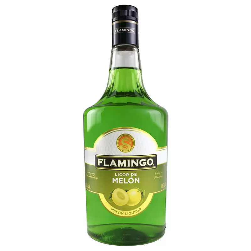 Licor Flamingo De Melon 1000 ml. 1 LICOR FLAMINGO DE MELON 1000 ml.