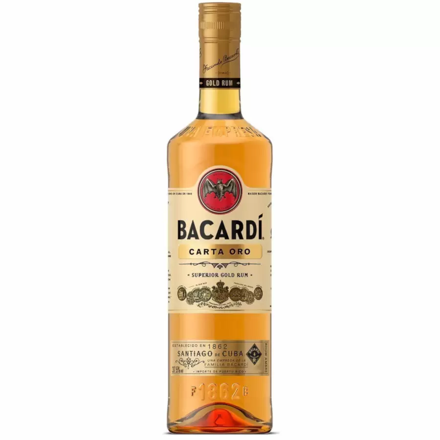 Ron Bacardi Oro 980 ml. 1 RON BACARDI ORO