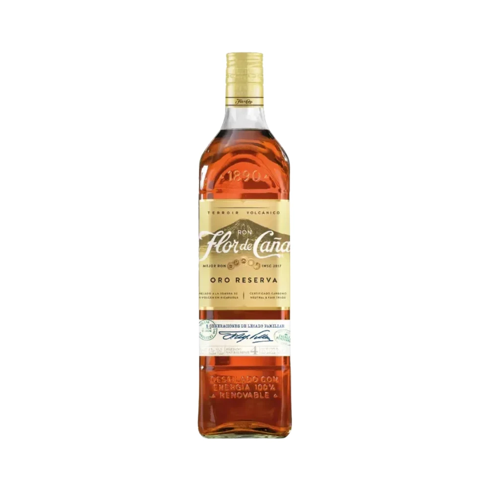 Ron Flor De Caña 4 Años Gold 750 ml. 1 Ron Flor De Caña 4 Años Gold 750 ml.