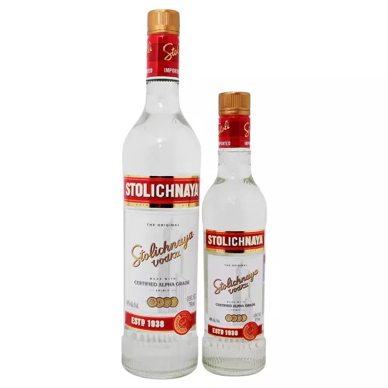 Vodka Stolichnaya 750 ml. + 375 ml. 1 VODKA STOLICHNAYA 750 ml. C/375 ml