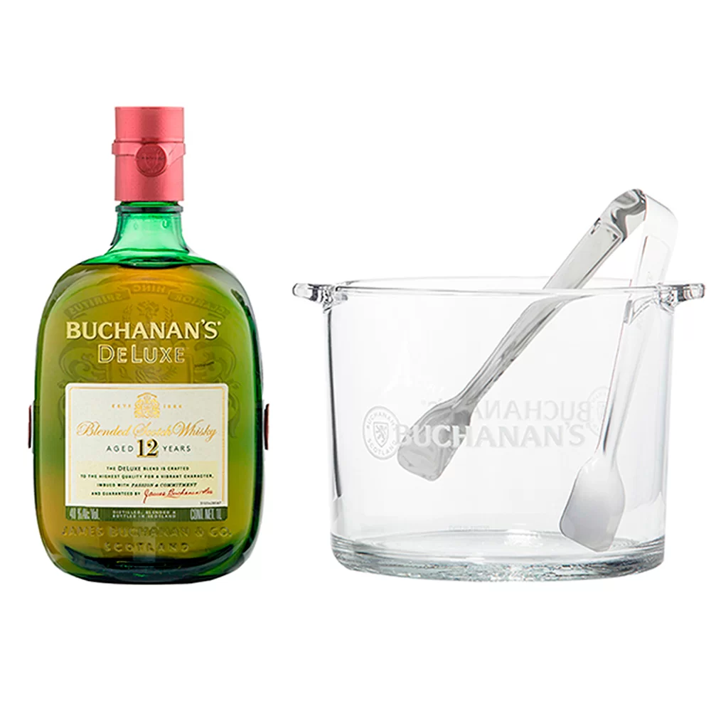 Whisky Buchanans 12 Años 750 ml. + Hielera 1 Whisky Buchanans 12 Años 750 ml. + Hielera