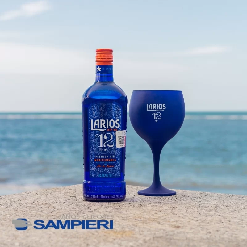 Ginebra Larios 12 Años 700 ml. + Copa 2 Ginebra Larios 12 Años 700 ml. + Copa