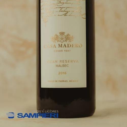 Vino Tinto Casa Madero Gran Reserva Malbec 750 ml. 3 Vino Tinto Casa Madero Gran Reserva Malbec 750 ml.