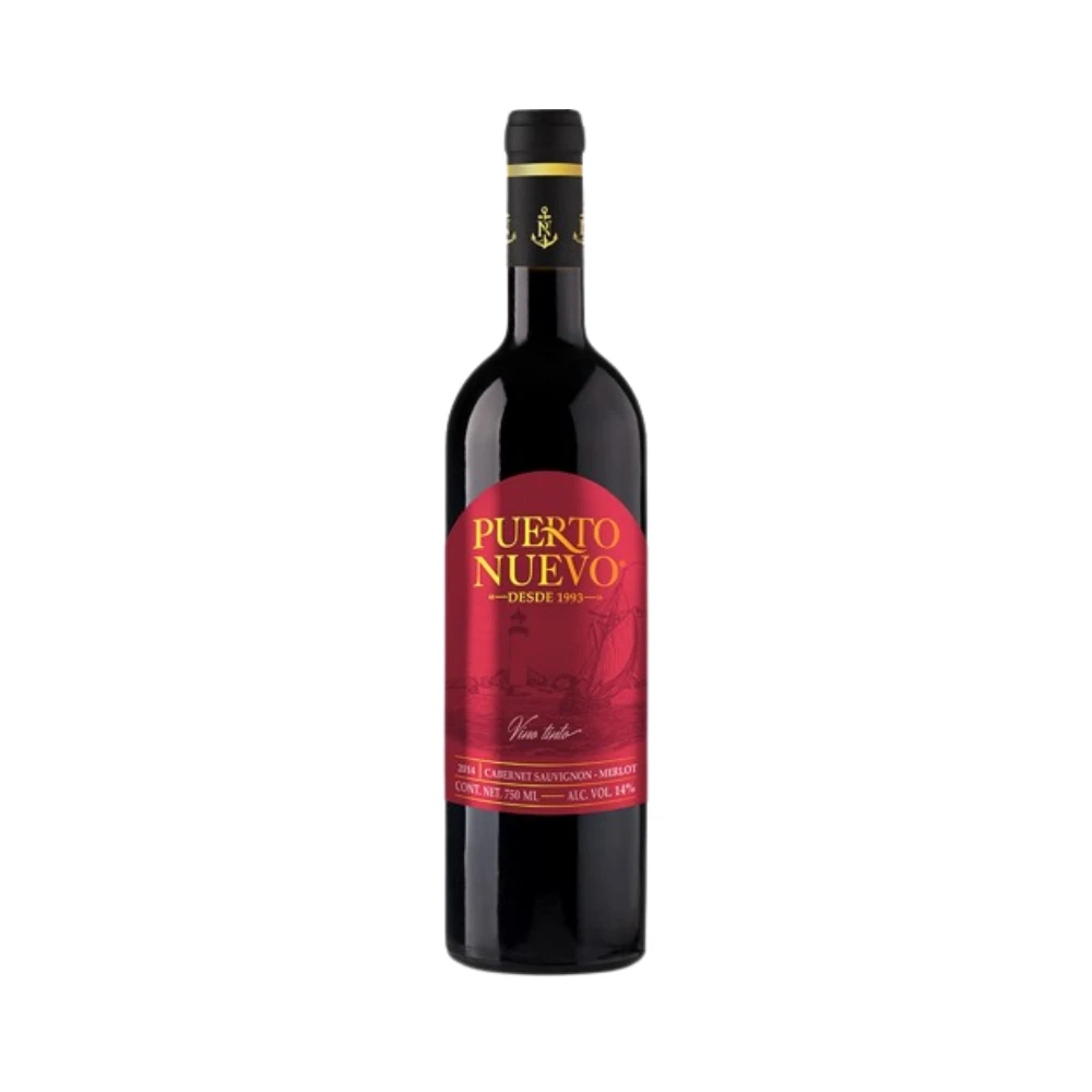 Vino Tinto Puerto Nuevo Cabernet Malbec 750 ml. 1 Vino Tinto Puerto Nuevo Cabernet Malbec 750 ml.
