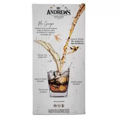 Whisky Mc Andrews 750 ml. + 200 ml. 3 Whisky Mc Andrews 750 ml. + 200 ml.