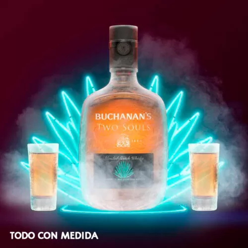 Whisky Buchanans Two Souls 750 ml. 5 Whisky Buchanans Two Souls 750 ml.