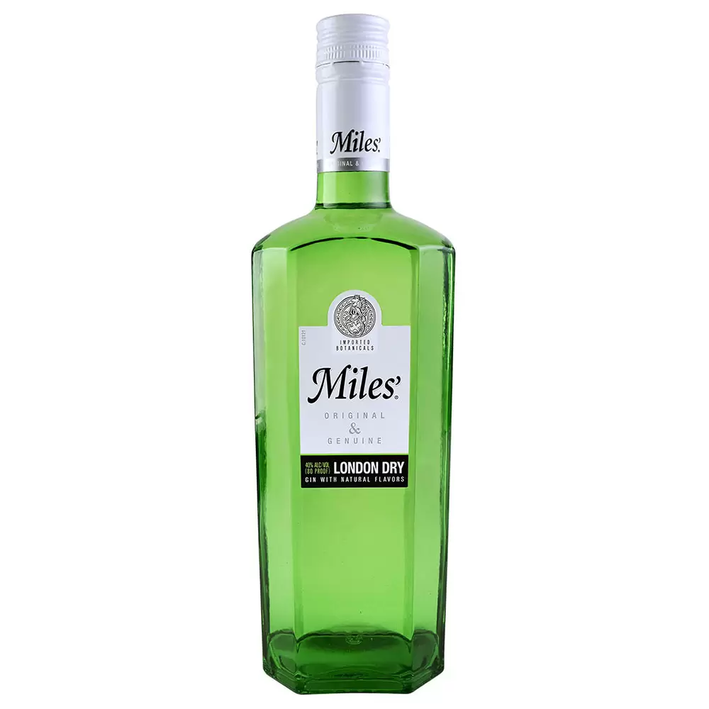 Ginebra Miles 750 ml. 1 GINEBRA MILES 750 ml.