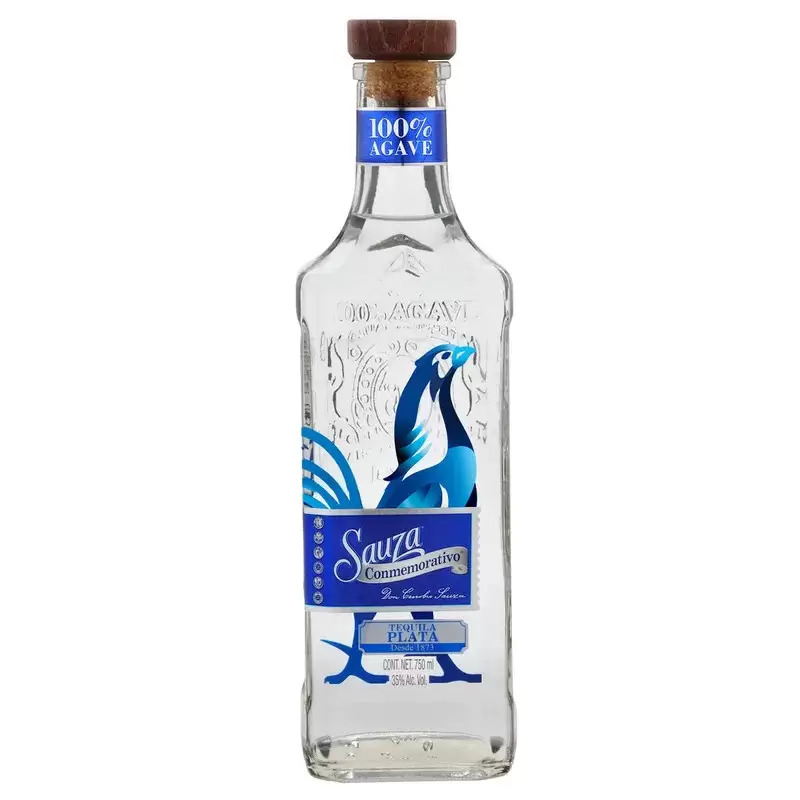 Tequila Sauza Conmemorativo Plata 750 ml. 1 TEQUILA SAUZA CONMEMORATIVO PLATA 750 ml.