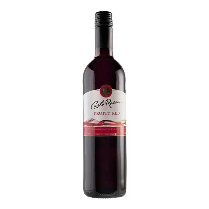 Vino Tinto Carlo Rossi Fruity Red 750 ml. 1 VINO TINTO CARLO ROSSI FRUITY RED 750 ml.