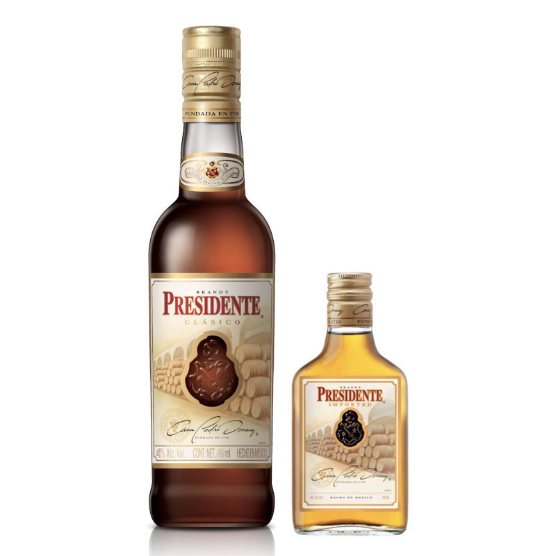 Brandy Presidente Clasico 940 ml. + 200 Ml. 1 BRANDY PRESIDENTE CLASICO 940 ml. + 200 ml.