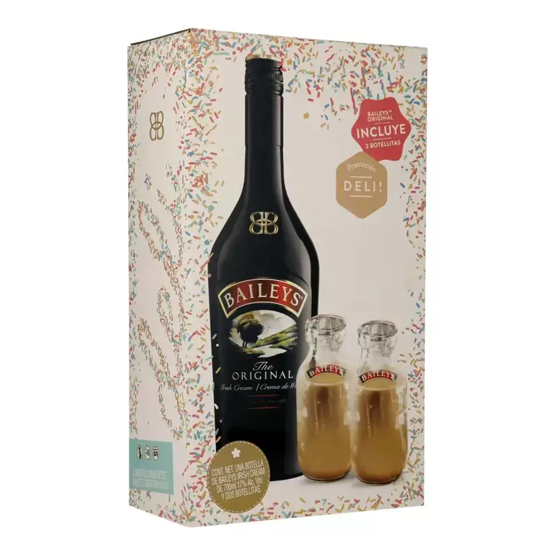 Crema De Whisky Baileys 700 ml. + 2 Vasos Baby 1 CREMA BAILEYS DE WHISKY 700 ml. + 2 VASOS BABY