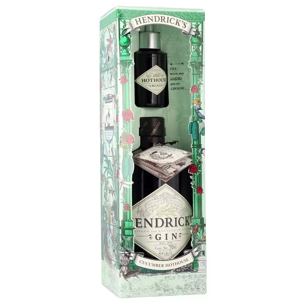 Ginebra Hendricks 750 ml. + Atomizador 1 GINEBRA HENDRICKS 750 ml. + ATOMIZADOR