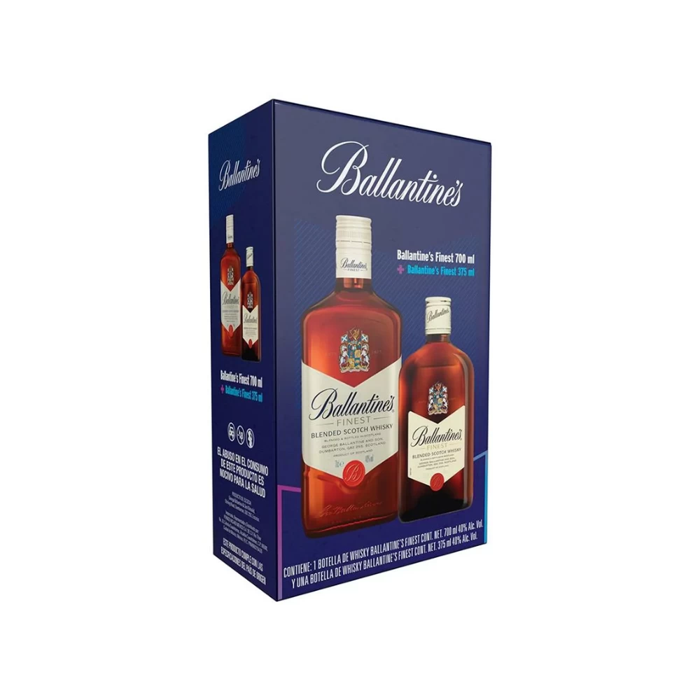 Whisky Ballantines Finest 700 ml. + 375 ml. 1 Whisky Ballantines Finest 700 ml. + 375 ml.