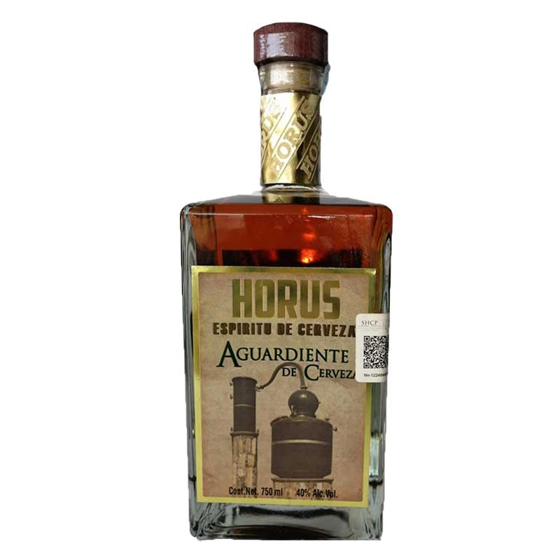 Aguardiente De Cerveza Horus 750 ml. 1 AGUARDIENTE DE CERVEZA HORUS 750 ml.
