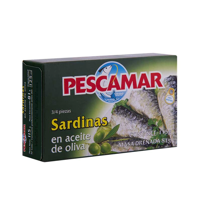 Sardinas Pescamar 115 gr. 1 SARDINAS PESCAMAR 115 gr.