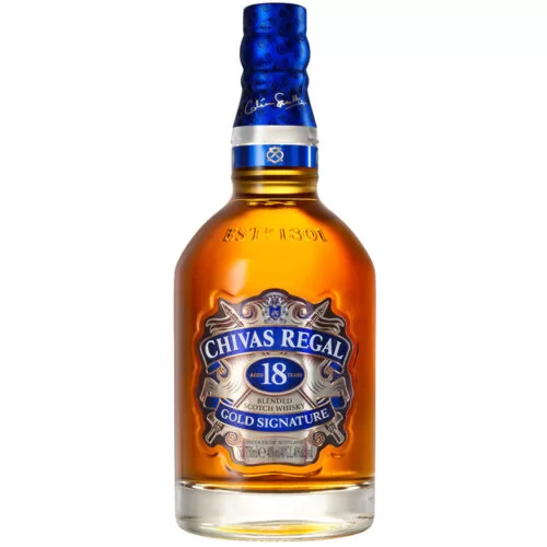 Sampieri 9 Whisky Chivas Regal 18 Años 750 ml.