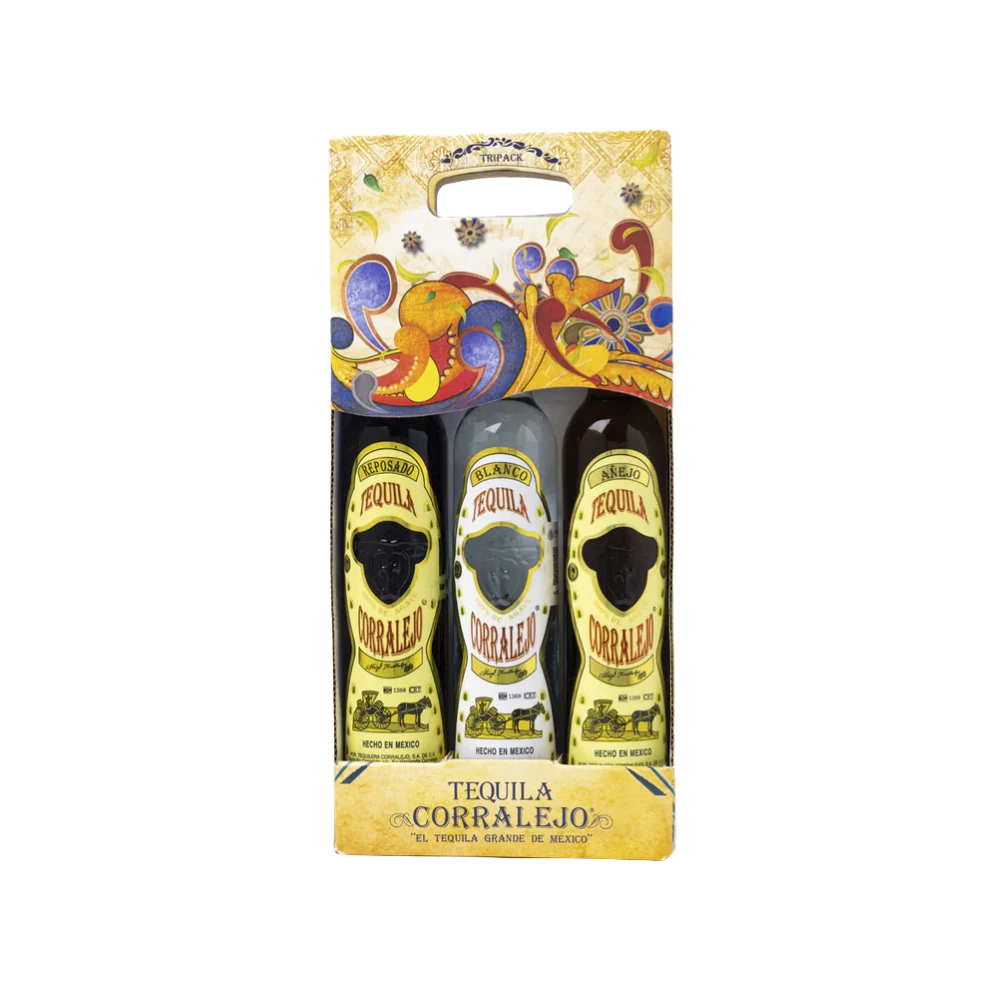 Tequila Corralejo Blanco, Reposado, Añejo 100 ml. c/u 1 Tequila Corralejo Blanco, Reposado, Añejo 100 ml. c/u