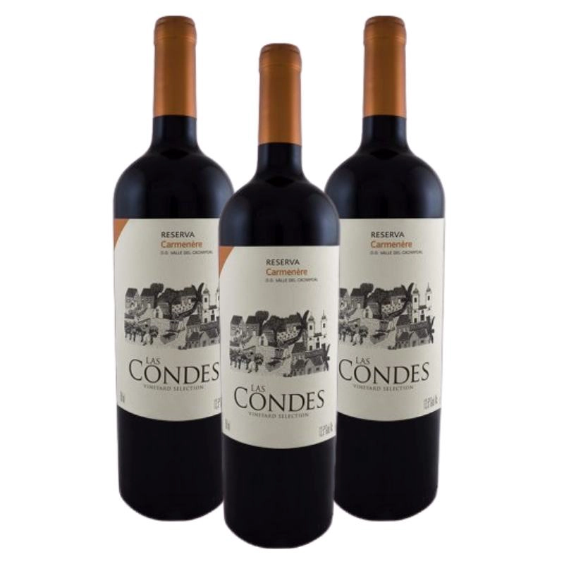 3x2 VINO TINTO LAS CONDES RESERVA CARMENERE 750 ml. 1 3x2 VINO TINTO LAS CONDES RESERVA CARMENERE 750 ml.