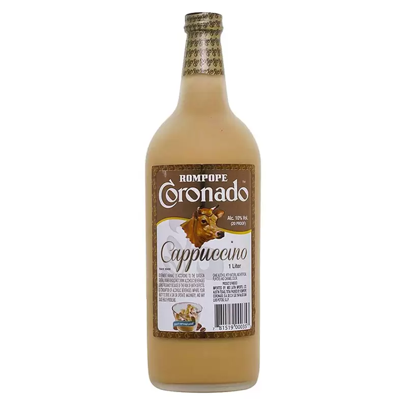 Rompope Coronado Capuchino 900 ml. 1 ROMPOPE CORONADO CAPUCHINO 900 ml.