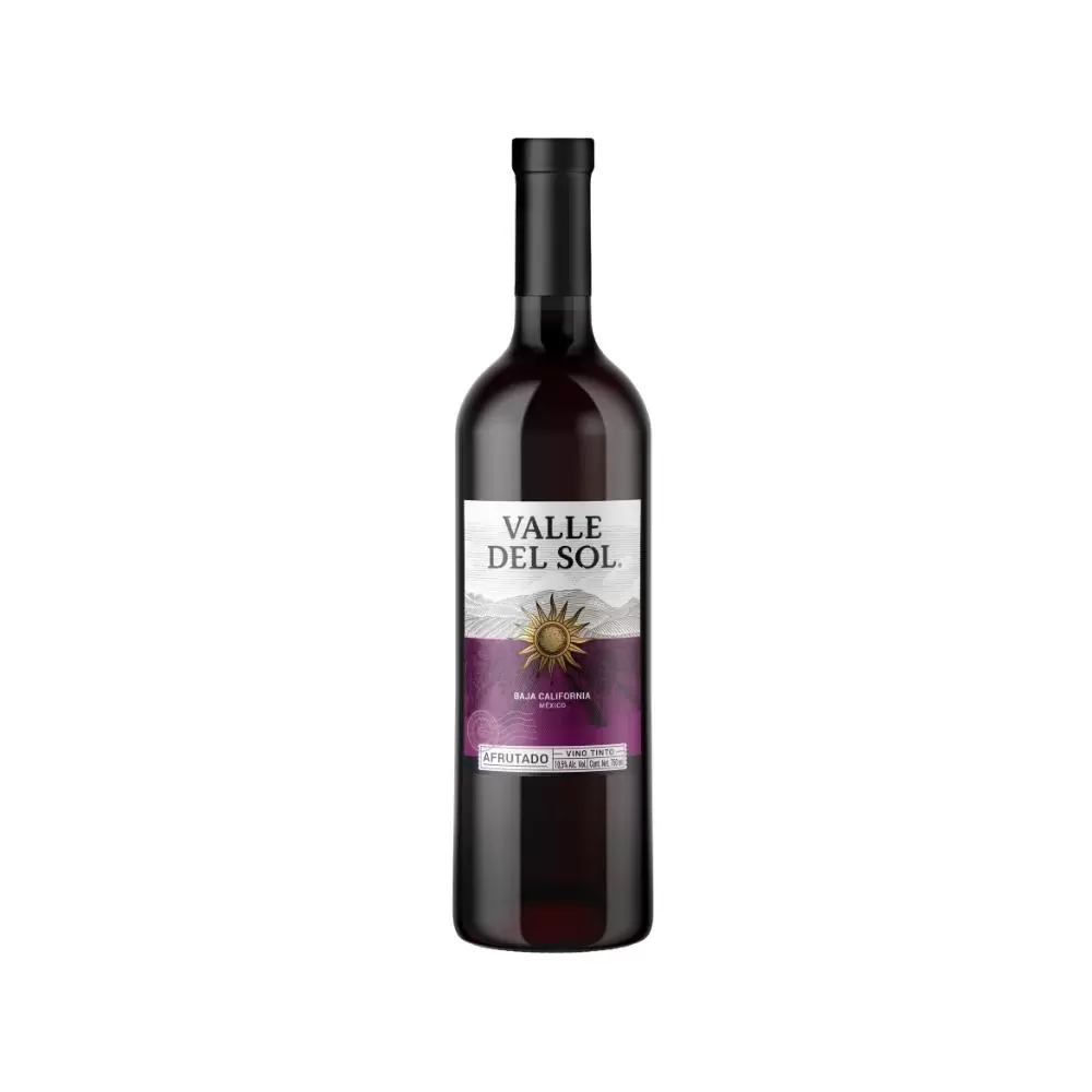 Vino Tinto Valle Del Sol Afrutado 750 ml. 1 Vino Tinto Valle Del Sol Afrutado 750 ml.