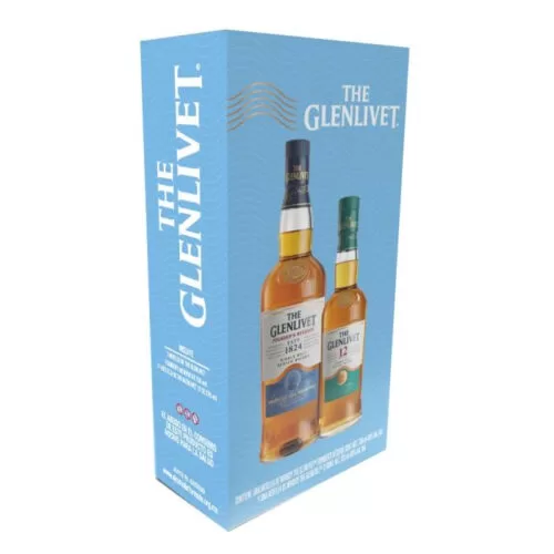 Whisky The Glenlivet Founders 750 ml. + Glenlivet 12 Años 375 ml. 5 WHISKY GLENLIVET FOUNDERS 750 ml. + GLENLIVET 12 AÑOS 375 ml.