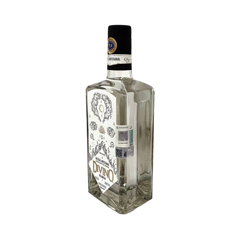 Mezcal Divino Blanco 750 ml. 1 Mezcal Divino Blanco 750 ml.
