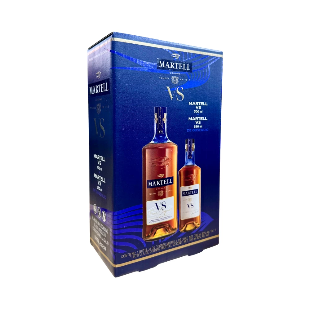 Cognac Martell VS 700 ml. + 350 ml. 1 Cognac Martell VS 700 ml. + 350 ml.