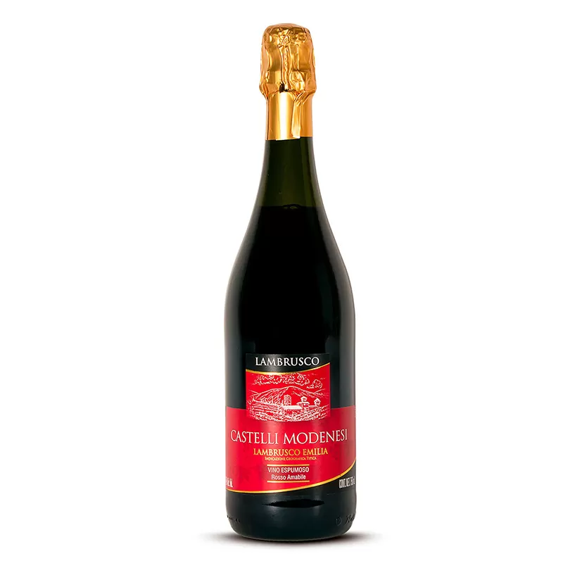 Vino Tinto Castelli Modenesi Lambrusco 750 ml. 1 Vino Tinto Castelli Modenesi Lambrusco 750 ml.