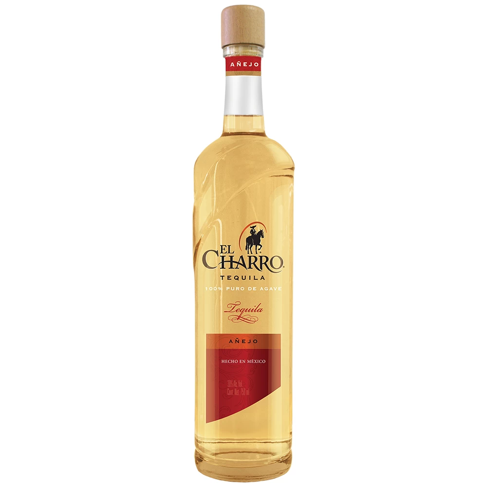 Tequila El Charro Premium Añejo 1000 ml. 1 Tequila El Charro Premium Añejo 1000 ml.