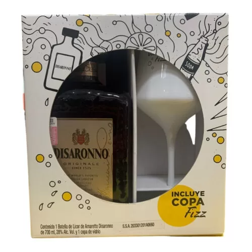 Licor Amaretto Disaronno 700 ml. + Copa 3 Licor Amaretto Disaronno 700 ml. + Copa